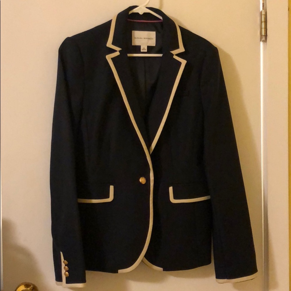 Banana Republic Navy Blazer